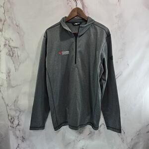 The North Face Pullover Mens Large Gray Quarter Zip Cooper Lighting Employee